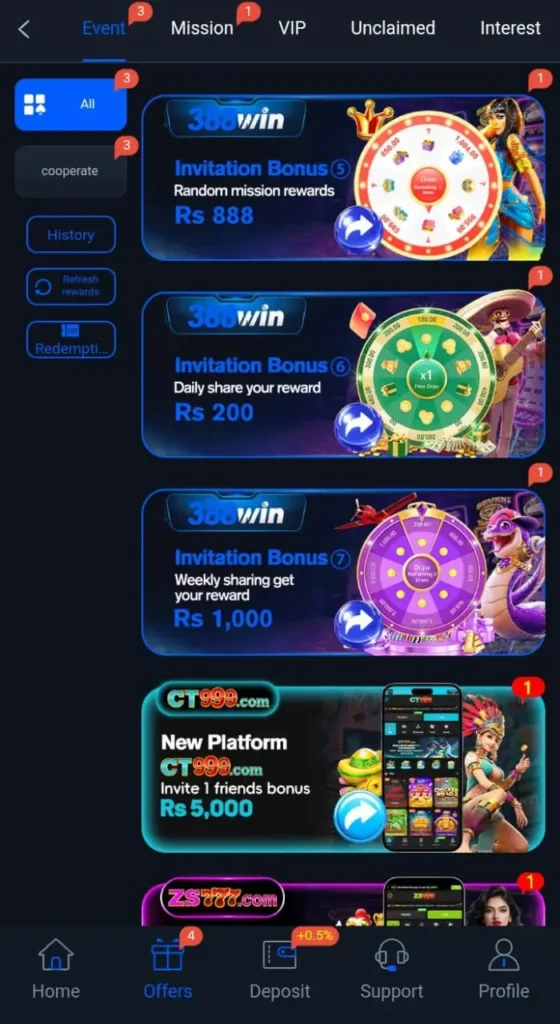 388win game promotion