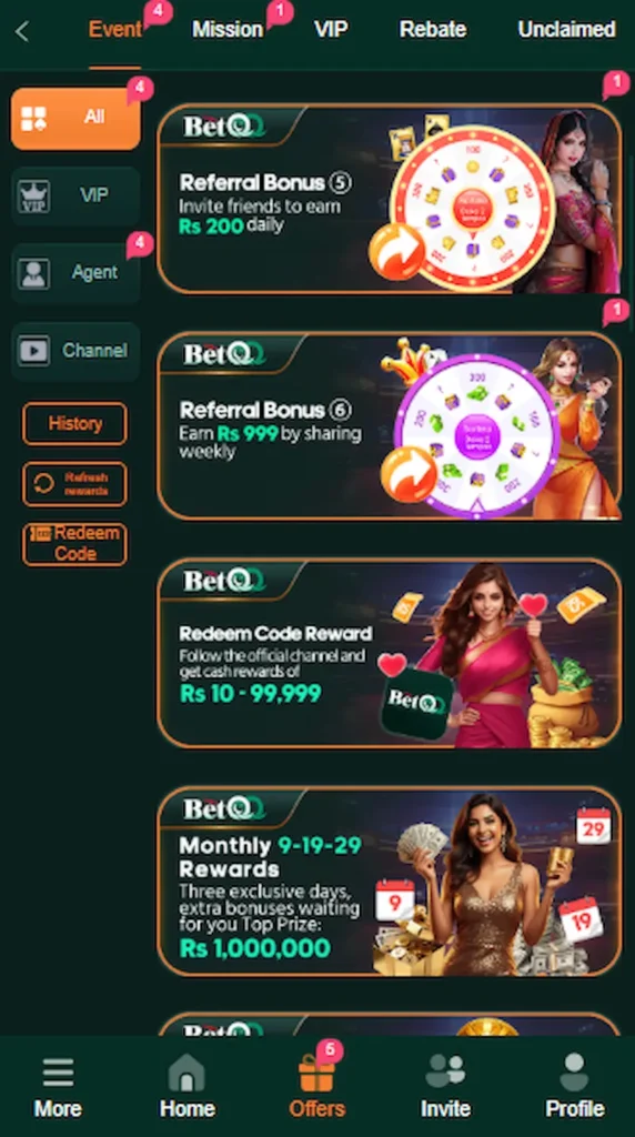 betqq game offers