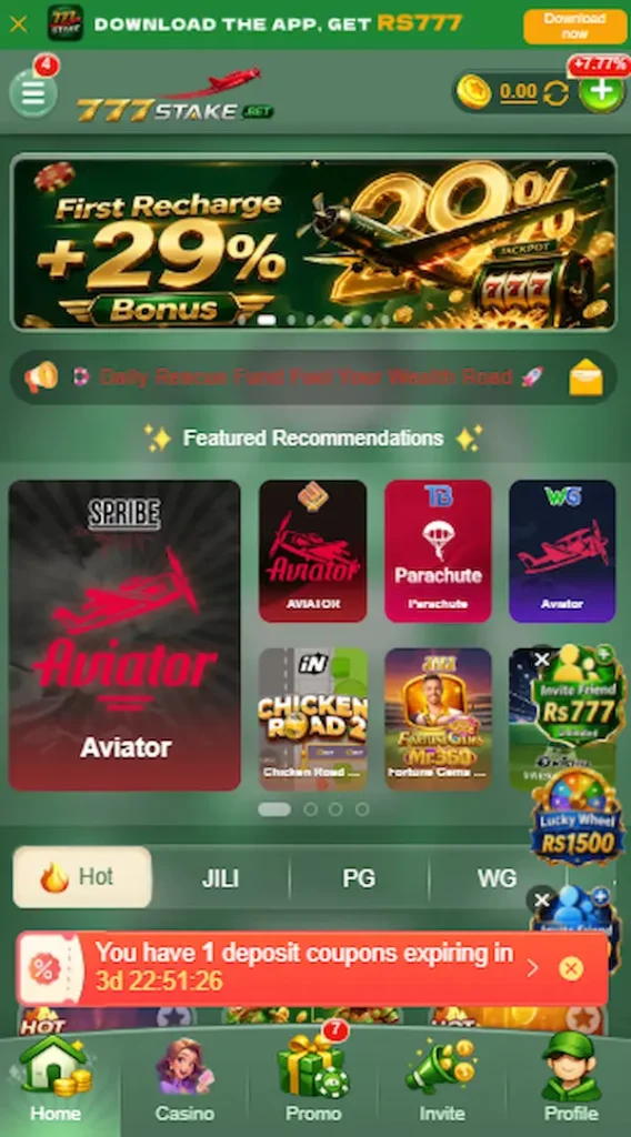 777stake bet app download